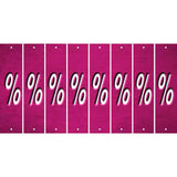 Pink Oil Rubbed Cut Fun Strips (Set of 8) -