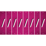 Pink Oil Rubbed Cut Fun Strips (Set of 8) (
