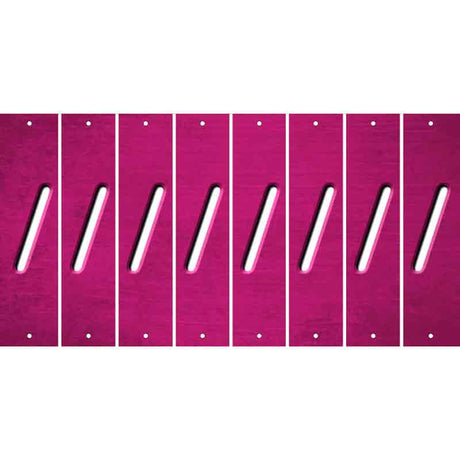 Pink Oil Rubbed Cut Fun Strips (Set of 8) (