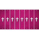 Pink Oil Rubbed Cut Fun Strips (Set of 8) CROSS