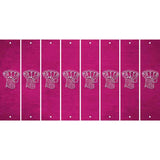 Pink Oil Rubbed Cut Fun Strips (Set of 8) BAT