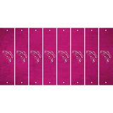 Pink Oil Rubbed Cut Fun Strips (Set of 8) FISH