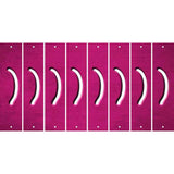 Pink Oil Rubbed Cut Fun Strips (Set of 8) 2ND AMENDMENT