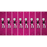 Pink Oil Rubbed Cut Fun Strips (Set of 8) DAD