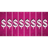 Pink Oil Rubbed Cut Fun Strips (Set of 8) #