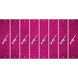 Pink Oil Rubbed Cut Fun Strips (Set of 8) M16 RIFLE