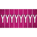 Pink Oil Rubbed Cut Fun Strips (Set of 8) Z