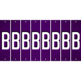 Purple Oil Rubbed Cut Fun Strips (Set of 8) C