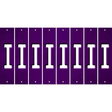 Purple Oil Rubbed Cut Fun Strips (Set of 8) J