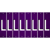 Purple Oil Rubbed Cut Fun Strips (Set of 8) M