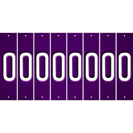 Purple Oil Rubbed Cut Fun Strips (Set of 8) P