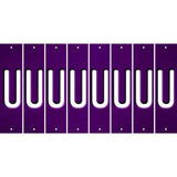 Purple Oil Rubbed Cut Fun Strips (Set of 8) V