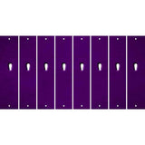 Purple Oil Rubbed Cut Fun Strips (Set of 8) $