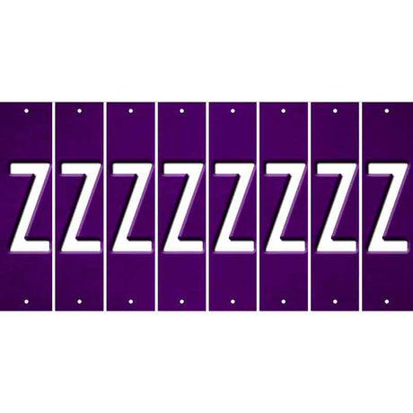 Purple Oil Rubbed Cut Fun Strips (Set of 8) 0