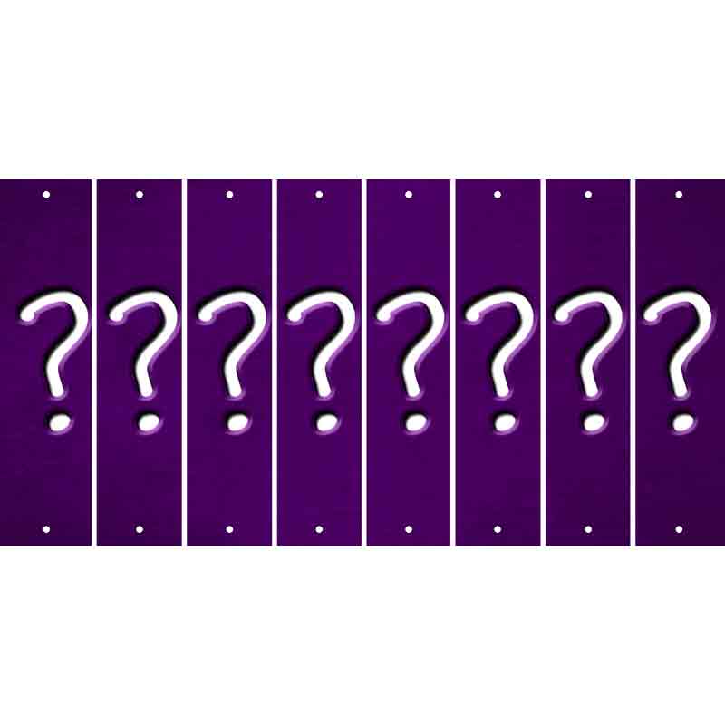 Purple Oil Rubbed Cut Fun Strips (Set of 8) %