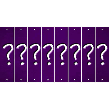 Purple Oil Rubbed Cut Fun Strips (Set of 8) %