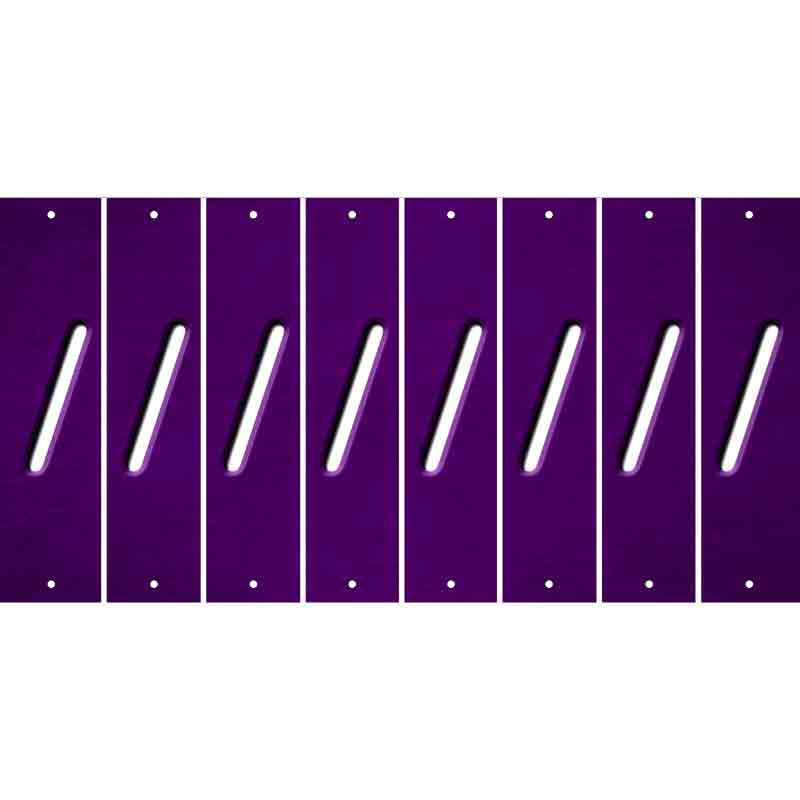 Purple Oil Rubbed Cut Fun Strips (Set of 8) (