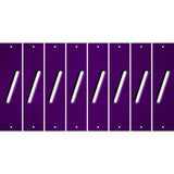 Purple Oil Rubbed Cut Fun Strips (Set of 8) (