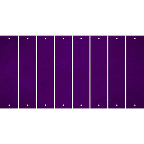 Purple Oil Rubbed Cut Fun Strips (Set of 8) '