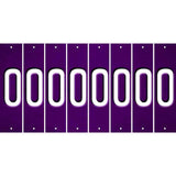 Purple Oil Rubbed Cut Fun Strips (Set of 8) 1