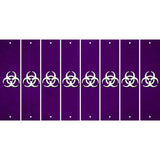 Purple Oil Rubbed Cut Fun Strips (Set of 8) BIO-HAZARD