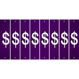 Purple Oil Rubbed Cut Fun Strips (Set of 8) #