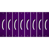 Purple Oil Rubbed Cut Fun Strips (Set of 8) )