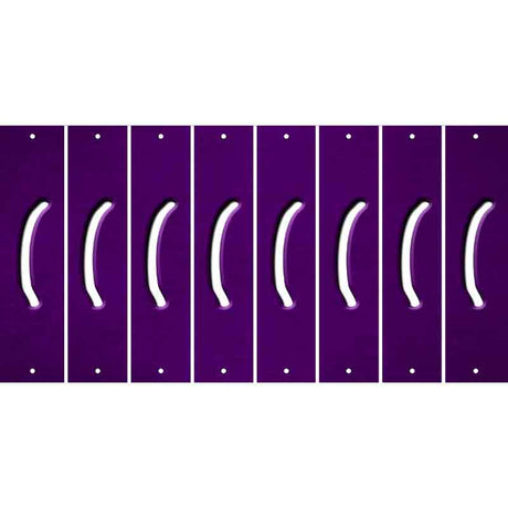 Purple Oil Rubbed Cut Fun Strips (Set of 8) )