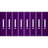 Purple Oil Rubbed Cut Fun Strips (Set of 8) &