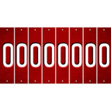 Red Oil Rubbed Cut Fun Strips (Set of 8) 1