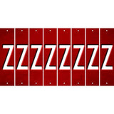 Red Oil Rubbed Cut Fun Strips (Set of 8) 0