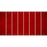 Red Oil Rubbed Cut Fun Strips (Set of 8) '