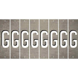 Tan Oil Rubbed Cut Fun Strips (Set of 8) H