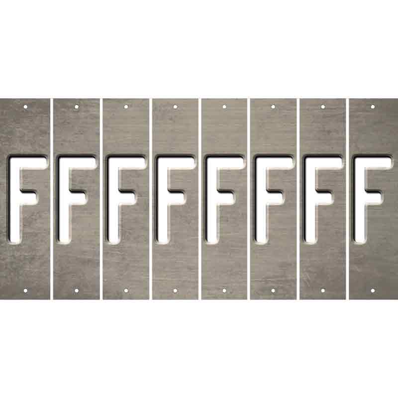 Tan Oil Rubbed Cut Fun Strips (Set of 8) G