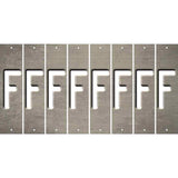 Tan Oil Rubbed Cut Fun Strips (Set of 8) G