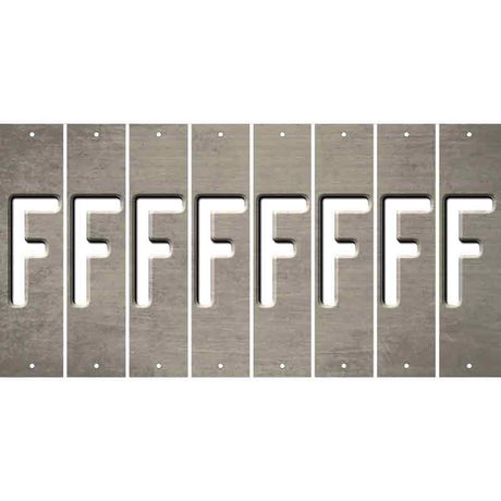 Tan Oil Rubbed Cut Fun Strips (Set of 8) G