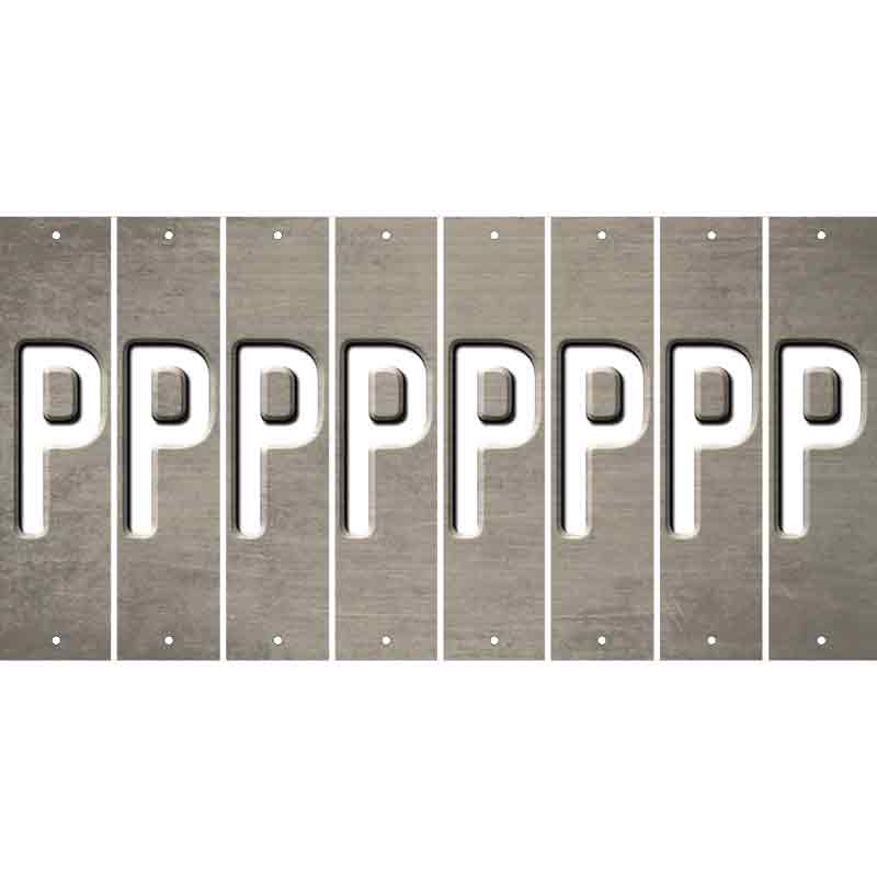 Tan Oil Rubbed Cut Fun Strips (Set of 8) Q