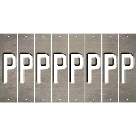 Tan Oil Rubbed Cut Fun Strips (Set of 8) Q