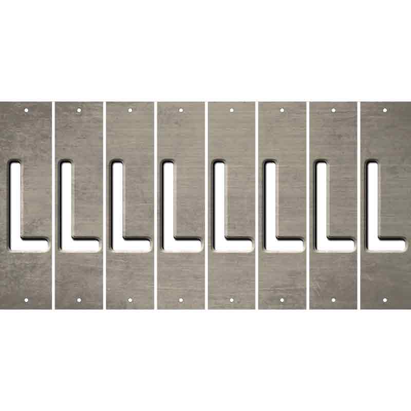 Tan Oil Rubbed Cut Fun Strips (Set of 8) M