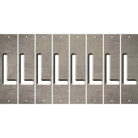 Tan Oil Rubbed Cut Fun Strips (Set of 8) M