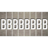 Tan Oil Rubbed Cut Fun Strips (Set of 8) C