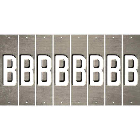 Tan Oil Rubbed Cut Fun Strips (Set of 8) C