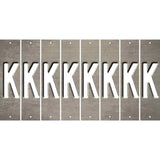 Tan Oil Rubbed Cut Fun Strips (Set of 8) L