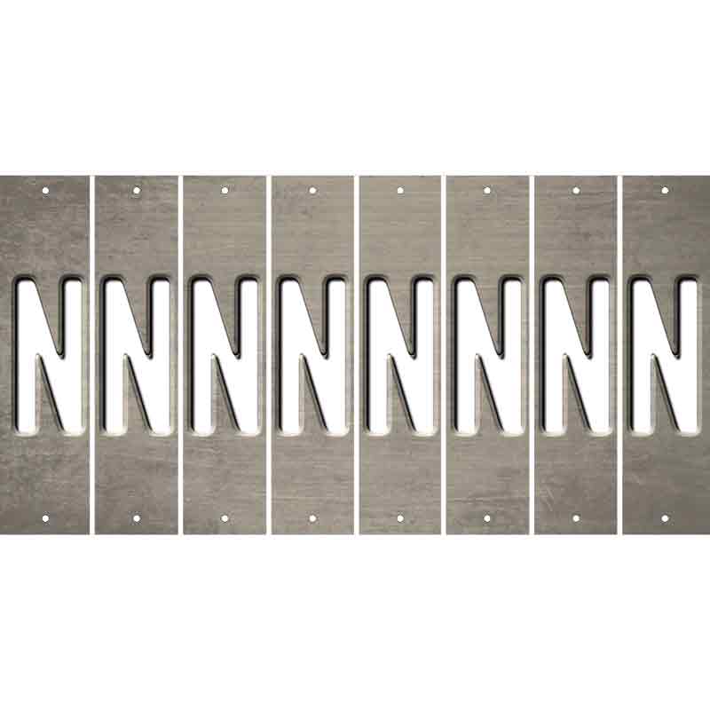 Tan Oil Rubbed Cut Fun Strips (Set of 8) O