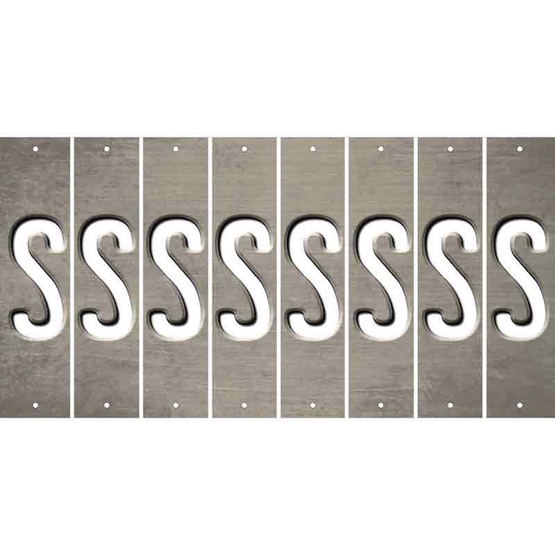 Tan Oil Rubbed Cut Fun Strips (Set of 8) T