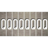 Tan Oil Rubbed Cut Fun Strips (Set of 8) R