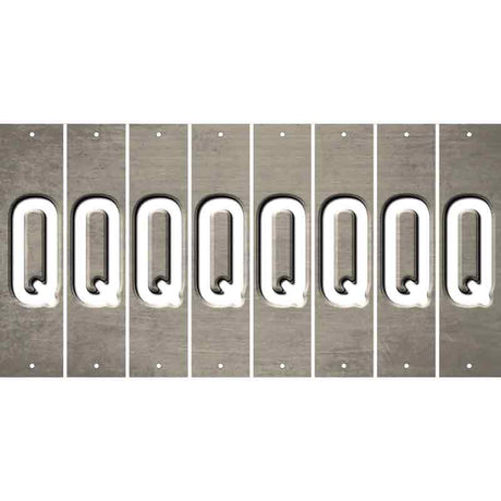 Tan Oil Rubbed Cut Fun Strips (Set of 8) R