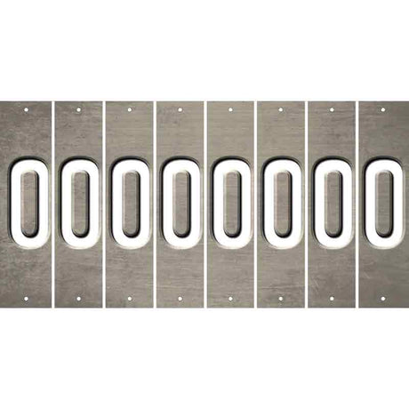 Tan Oil Rubbed Cut Fun Strips (Set of 8) 1