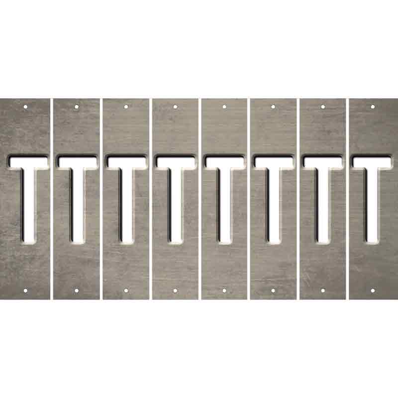 Tan Oil Rubbed Cut Fun Strips (Set of 8) U