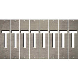 Tan Oil Rubbed Cut Fun Strips (Set of 8) U